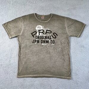 PRPS Original JPN DNM CO Olive Graphic T-Shirt Sumo Design Men's Size XL VTG NWT